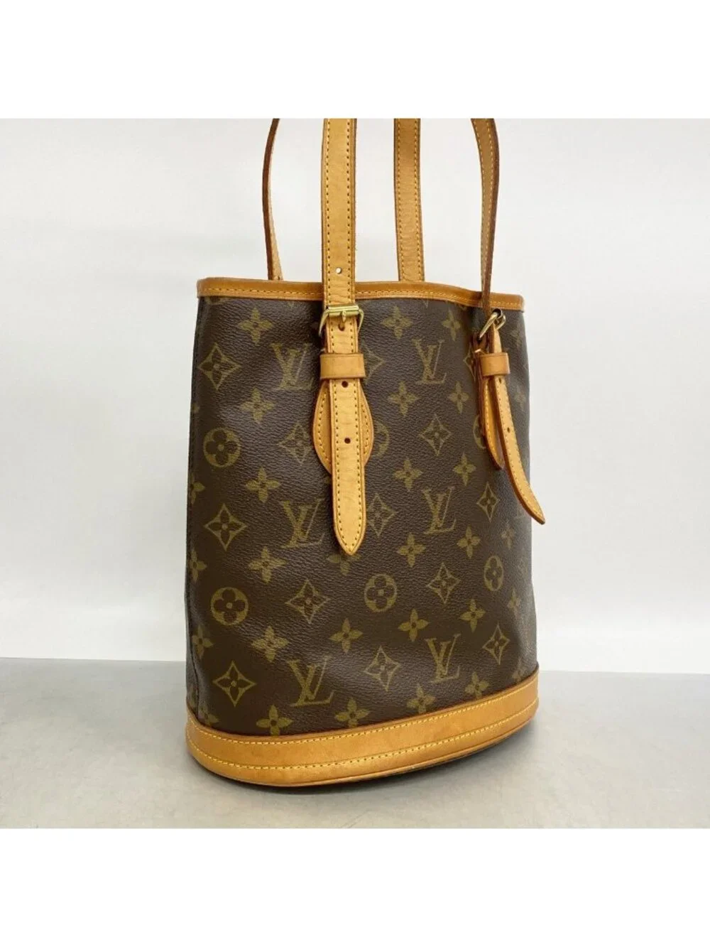 Louis Vuitton Tote Monogram Bucket PM Brown